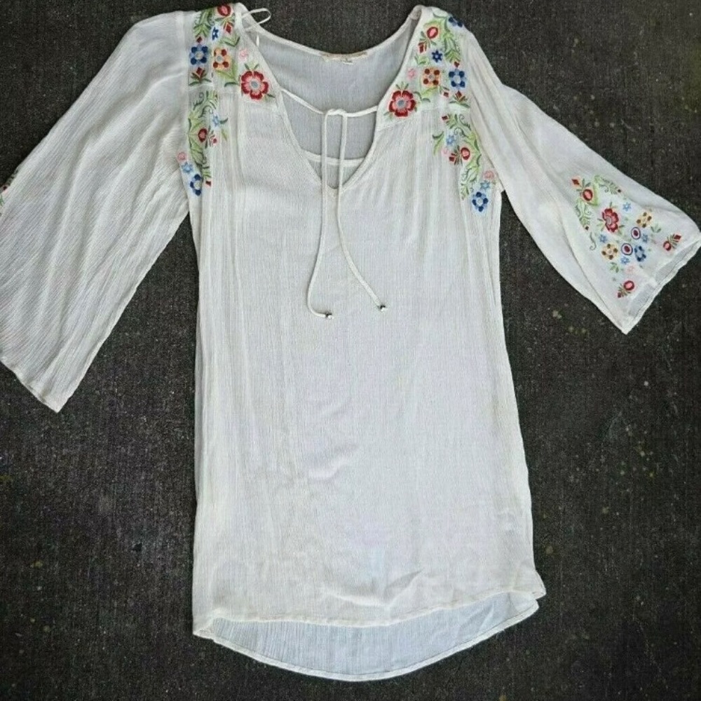 Love stitch Flowy dress with pockets